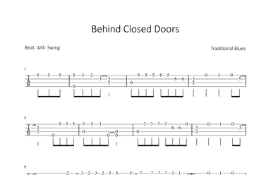 Behind Closed Doors (arr. Bettina Schipp)