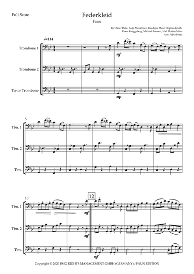 Federkleid (arr. Fabio Britto)