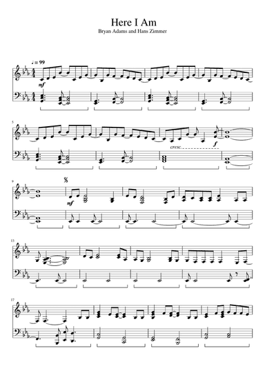 Here I Am (arr. Eduardo Sabino)