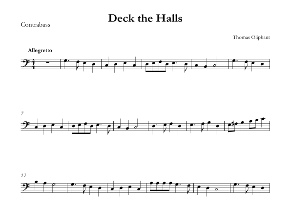 Deck the Halls (arr. SMMUS)