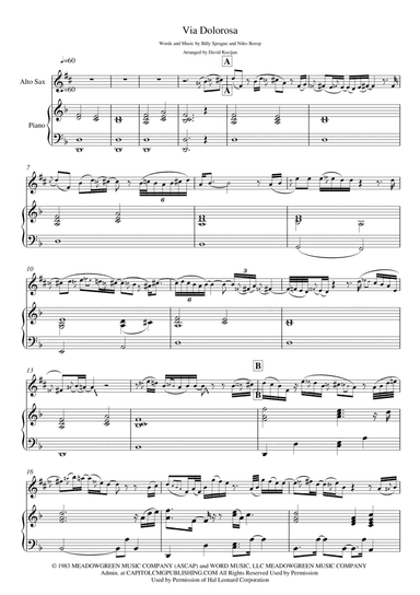 Via Dolorosa (arr. David Kocijan)