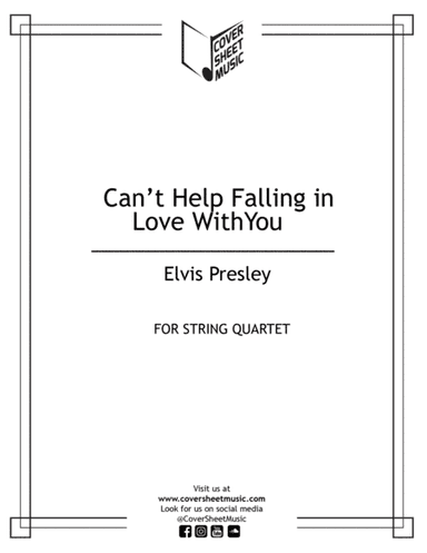 Can't Help Falling In Love (arr. Jose Quintana)