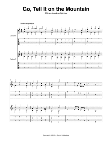 Go, Tell It on the Mountain (arr. Mark Phillips)