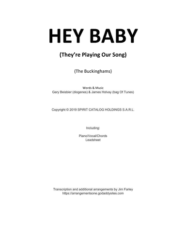 Hey Baby (arr. Jim Farley)