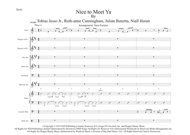 Nice To Meet Ya (arr. Sara Fuentes)