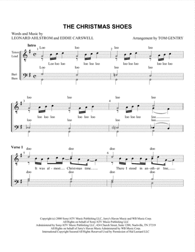 Christmas Shoes, The (arr. Tom Gentry)