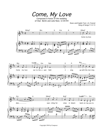 Come, My Love