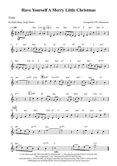 Have Yourself A Merry Little Christmas (arr. P.H. Damasceno)