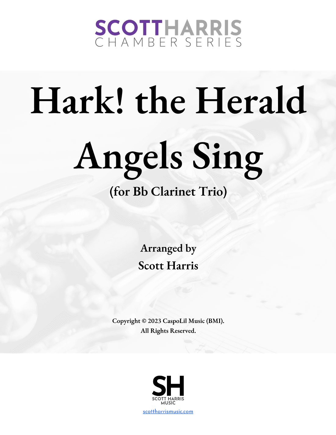 Hark! the Herald Angels Sing (for Clarinet Trio) (arr. Scott Harris)