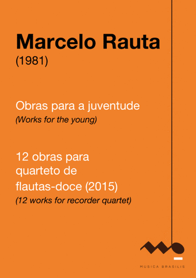 12 obras para quarteto de flautas-doce