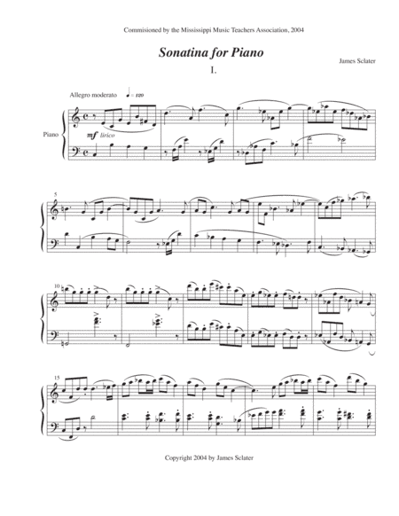 Sonatina for Piano