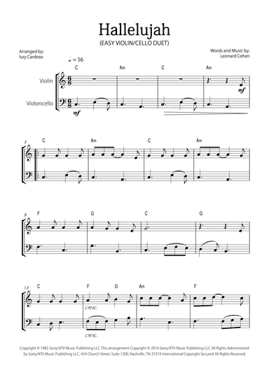 Hallelujah (arr. Iury Cardoso)