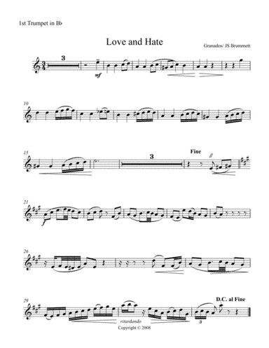Love and Hate (arr. Jennifer Brummett)