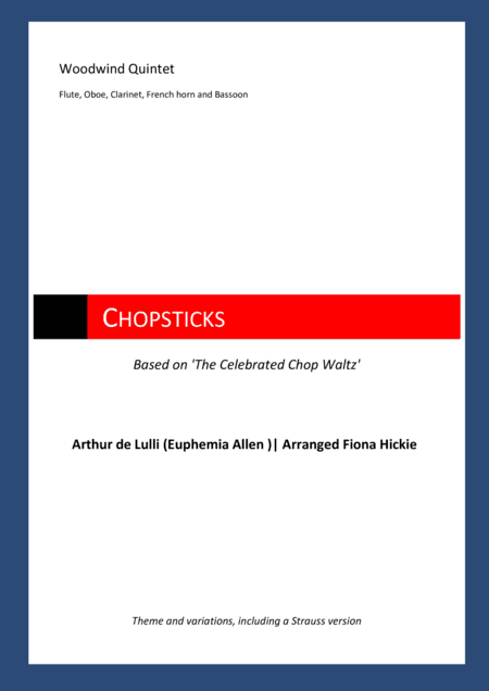 Chopsticks (arr. Fiona Alice Hickie)