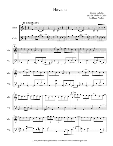 Havana (arr. Dave Prudon)