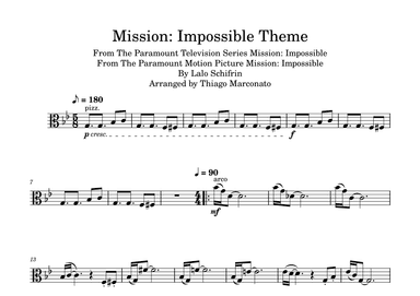 Mission: Impossible Theme (arr. Thiago Marconato)