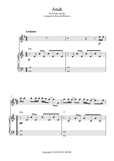 Anak (arr. Kaiserin Rebecca)