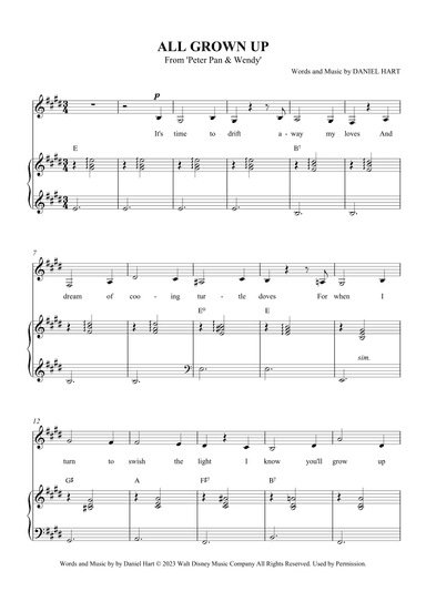 All Grown Up (arr. SCMusic)