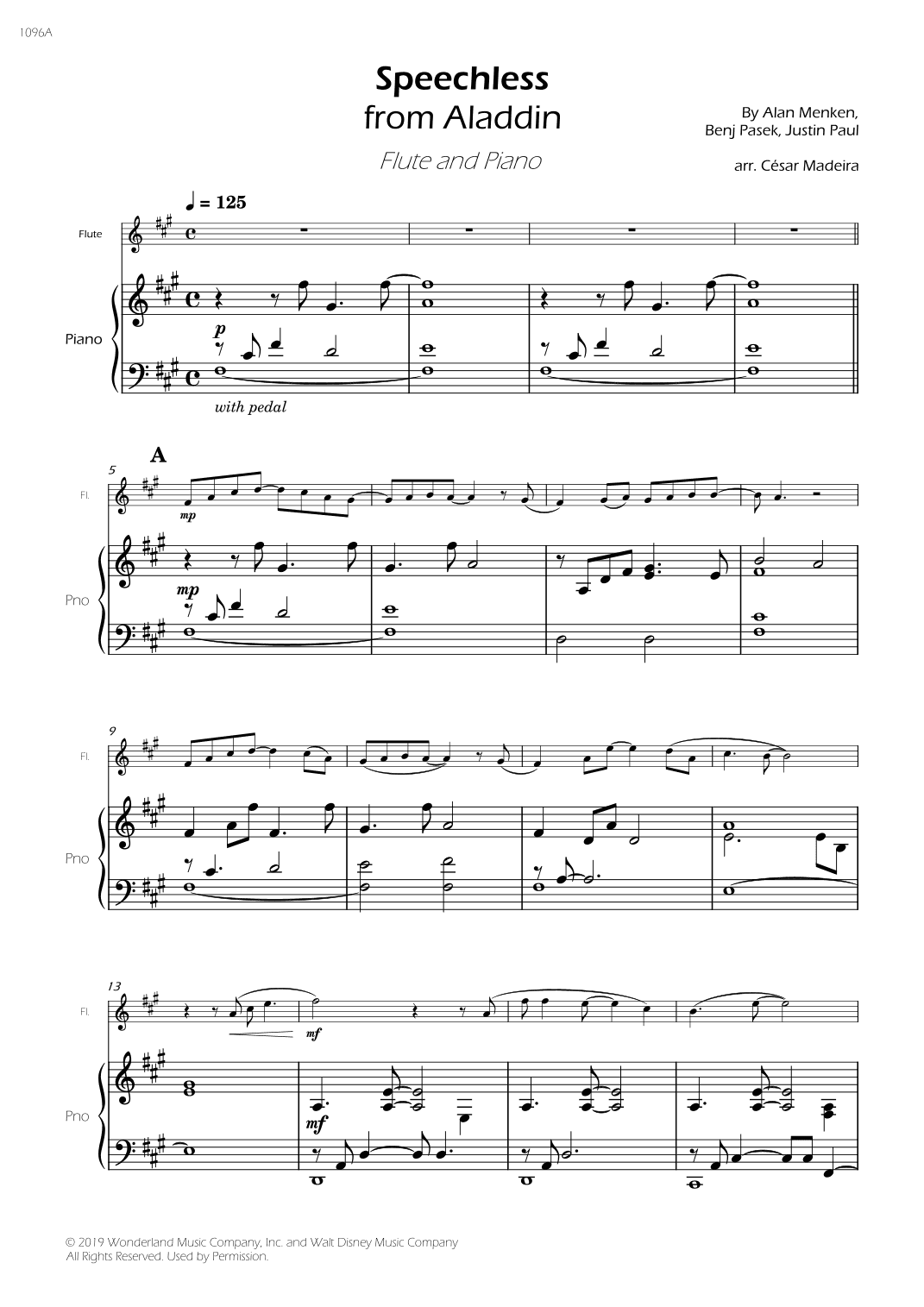 Speechless (arr. César Madeira)