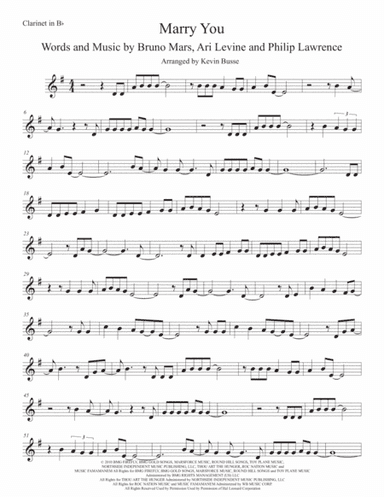 Marry You (arr. Kevin Busse)