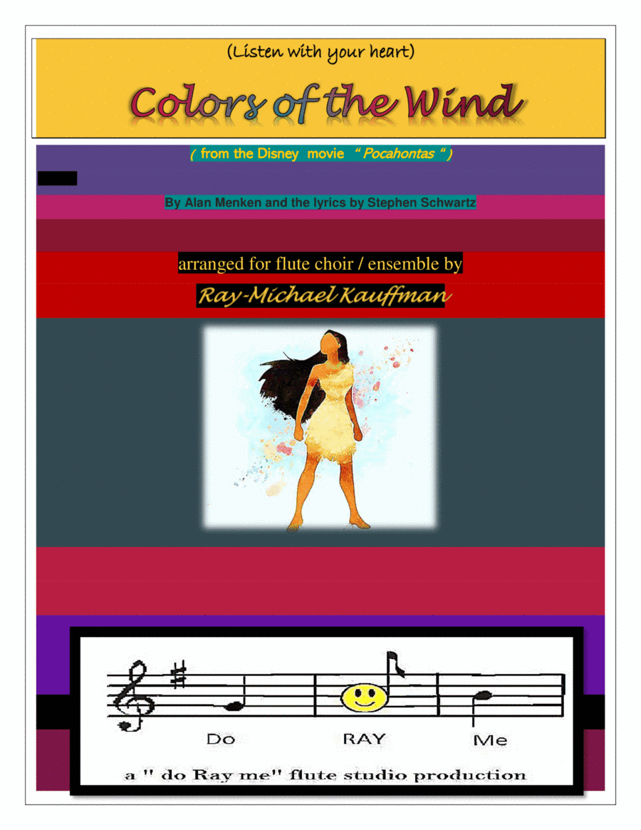 Colors Of The Wind (arr. a " do Ray me " flute studio production, Ray-Michael Kauffman)