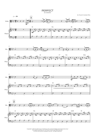 Perfect (arr. Paulo Galvão Filho)