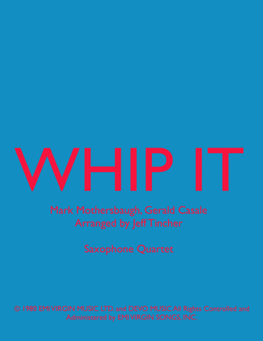 Whip It (arr. Jeff Tincher)