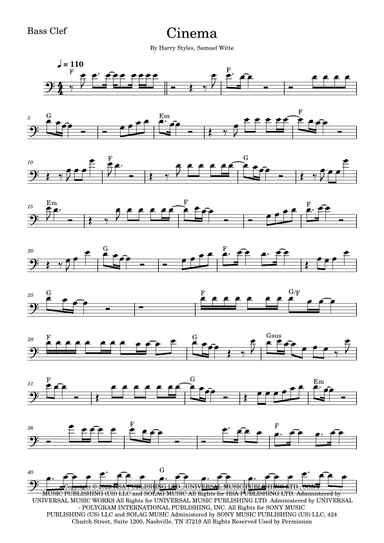 Cinema (arr. Fabio Eduardo de Oliveira)