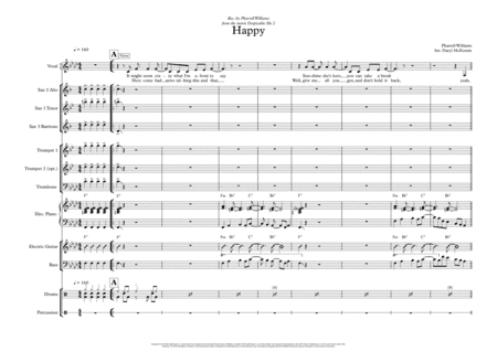 Happy (arr. Daryl McKenzie)