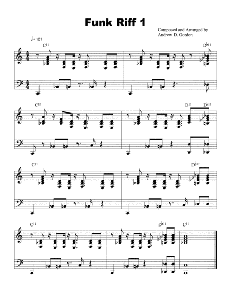 Funk Lesson 1 for Keyboards