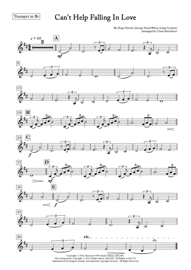 Can't Help Falling In Love (arr. ACT Bortolucci)