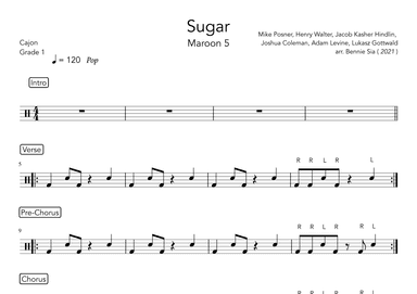 Sugar (arr. Bennie Sia)