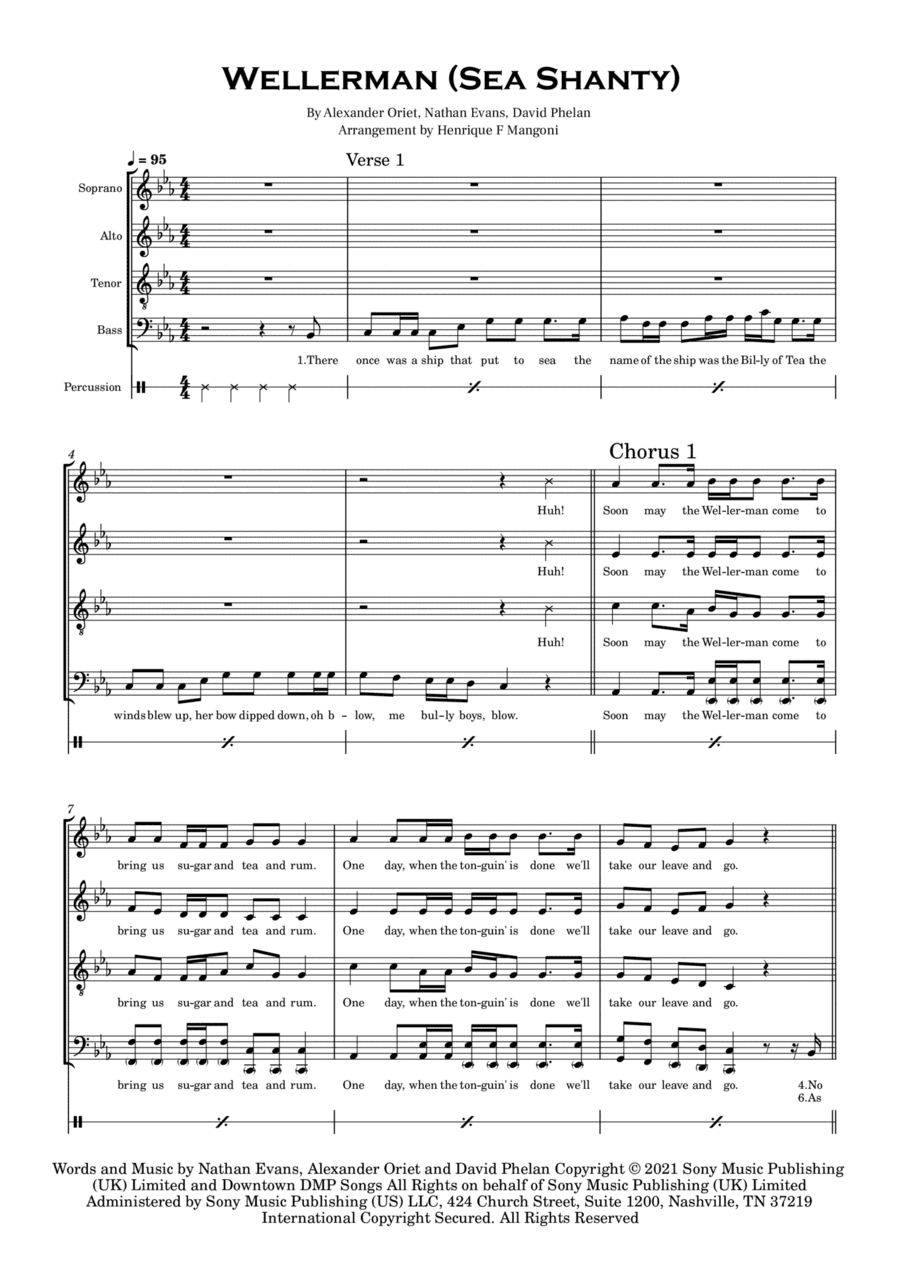 Wellerman (arr. Henrique F Mangoni)