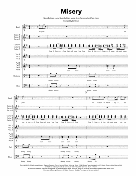 Misery (arr. Ben Bram)