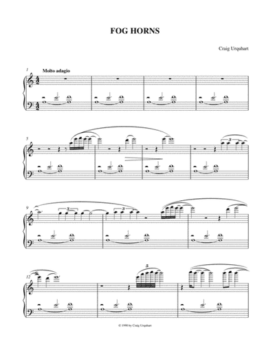 Craig Urquhart - FOG HORNS