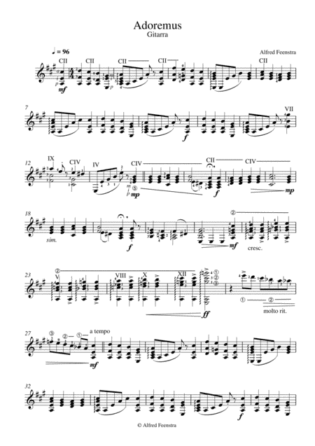 Adoremus, classic guitar