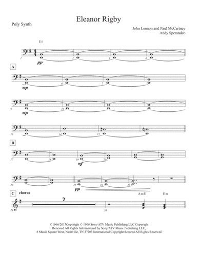 Eleanor Rigby (arr. Andy sperandeo)