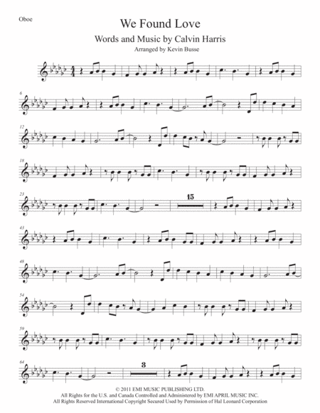 We Found Love (arr. Kevin Busse)