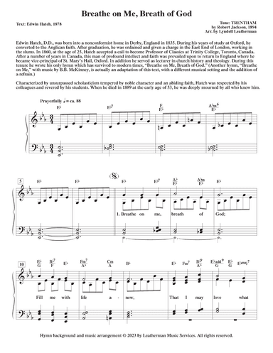 Breathe on Me, Breath of God (arr. Lyndell Leatherman)