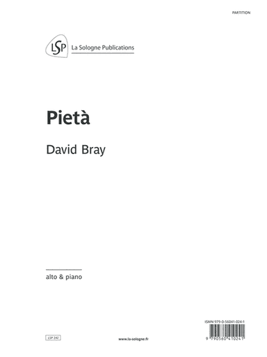 Pietà for viola & piano