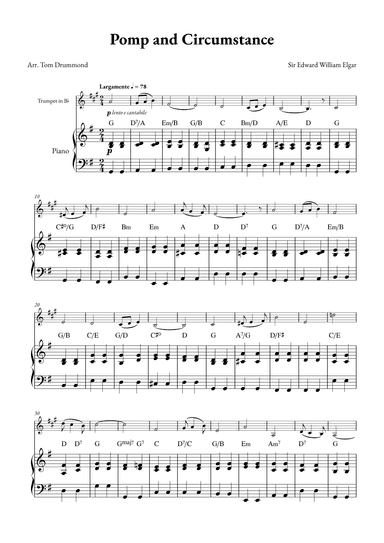 Pomp and Circumstance (arr. Tom Drummond)