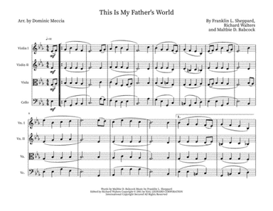 This Is My Father's World (arr. Dominic Meccia)