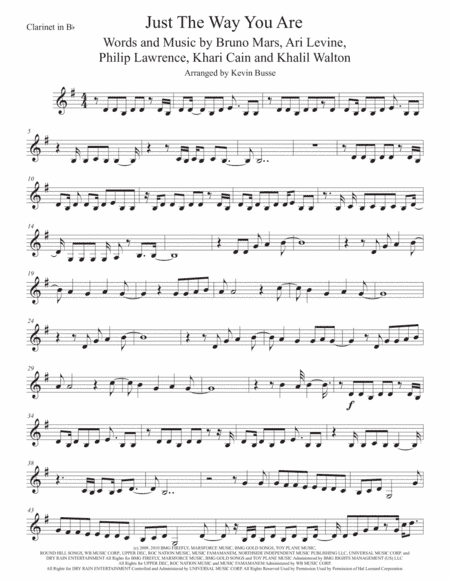 Just The Way You Are (arr. Kevin Busse)