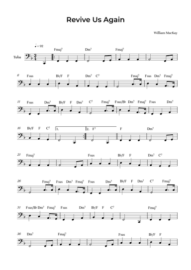Revive Us Again (arr. Alliance Edition)