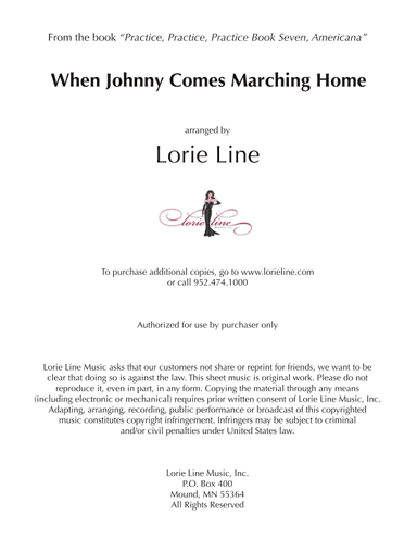 When Johnny Comes Marching Home (arr. Lorie Line)