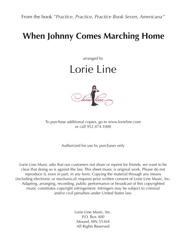 When Johnny Comes Marching Home (arr. Lorie Line)