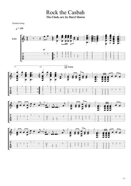 Rock The Casbah (arr. Daryl Shawn)