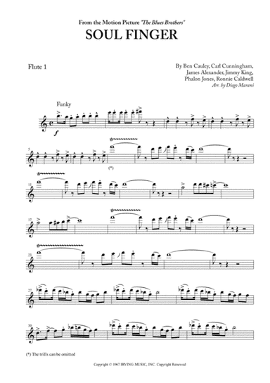 Soul Finger (arr. Diego Marani)