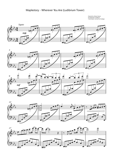 Maplestory - Wherever you are (Ludibrium Tower) (arr. SLSMusic)