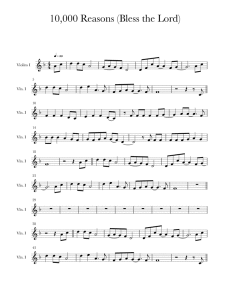 10,000 Reasons (Bless The Lord) (arr. Stephen McLoughlin)